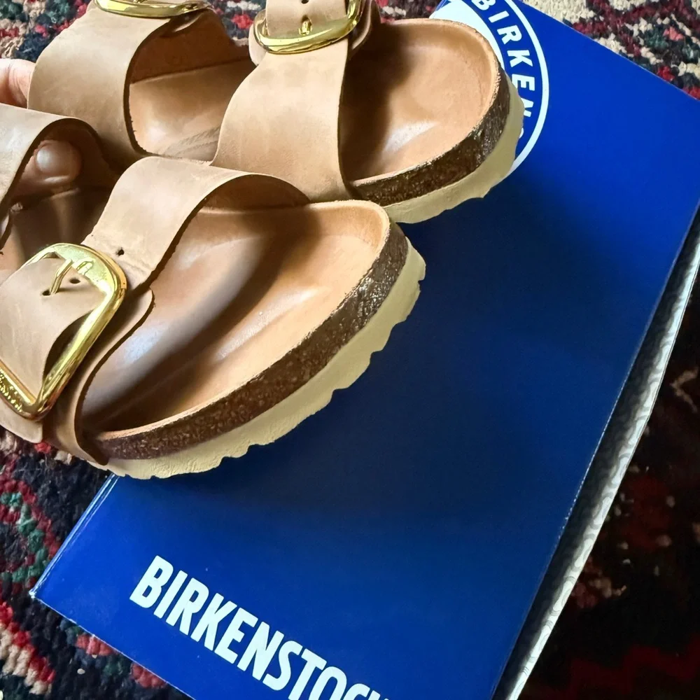 Birkenstock Arizona Big Buckle in Cognac - Picture 8 of 11